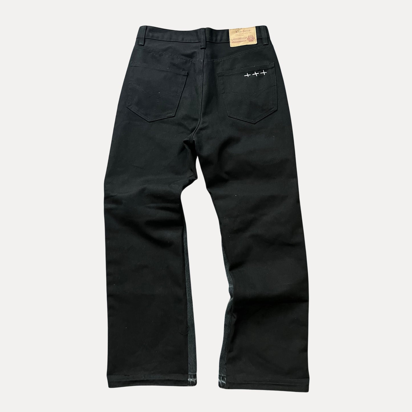 Flared Denim-Black