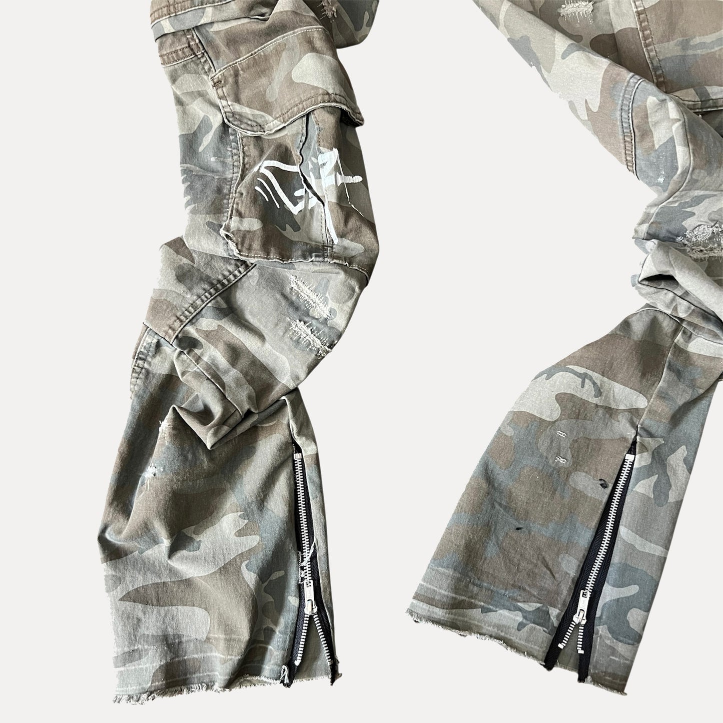 Camo Stacked Pants