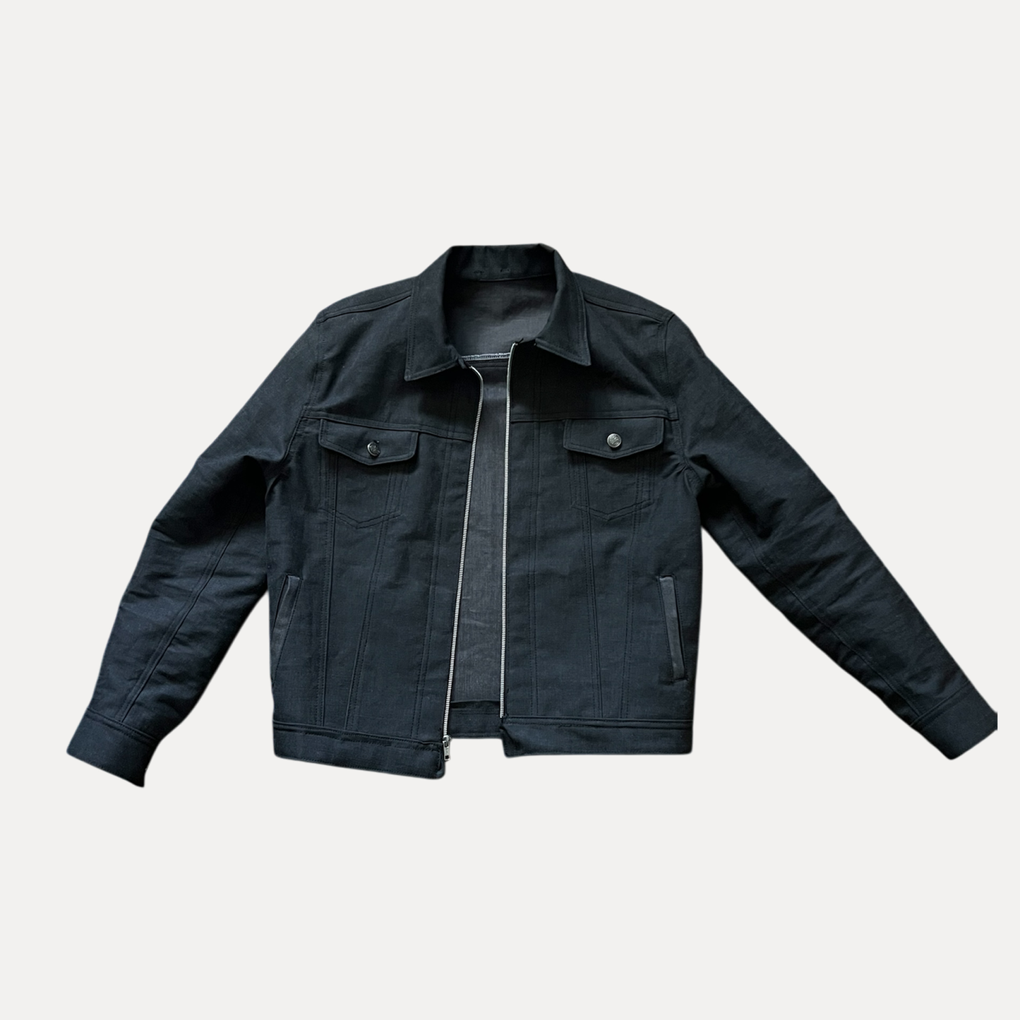'Charcoal' Selvage Denim Jacket