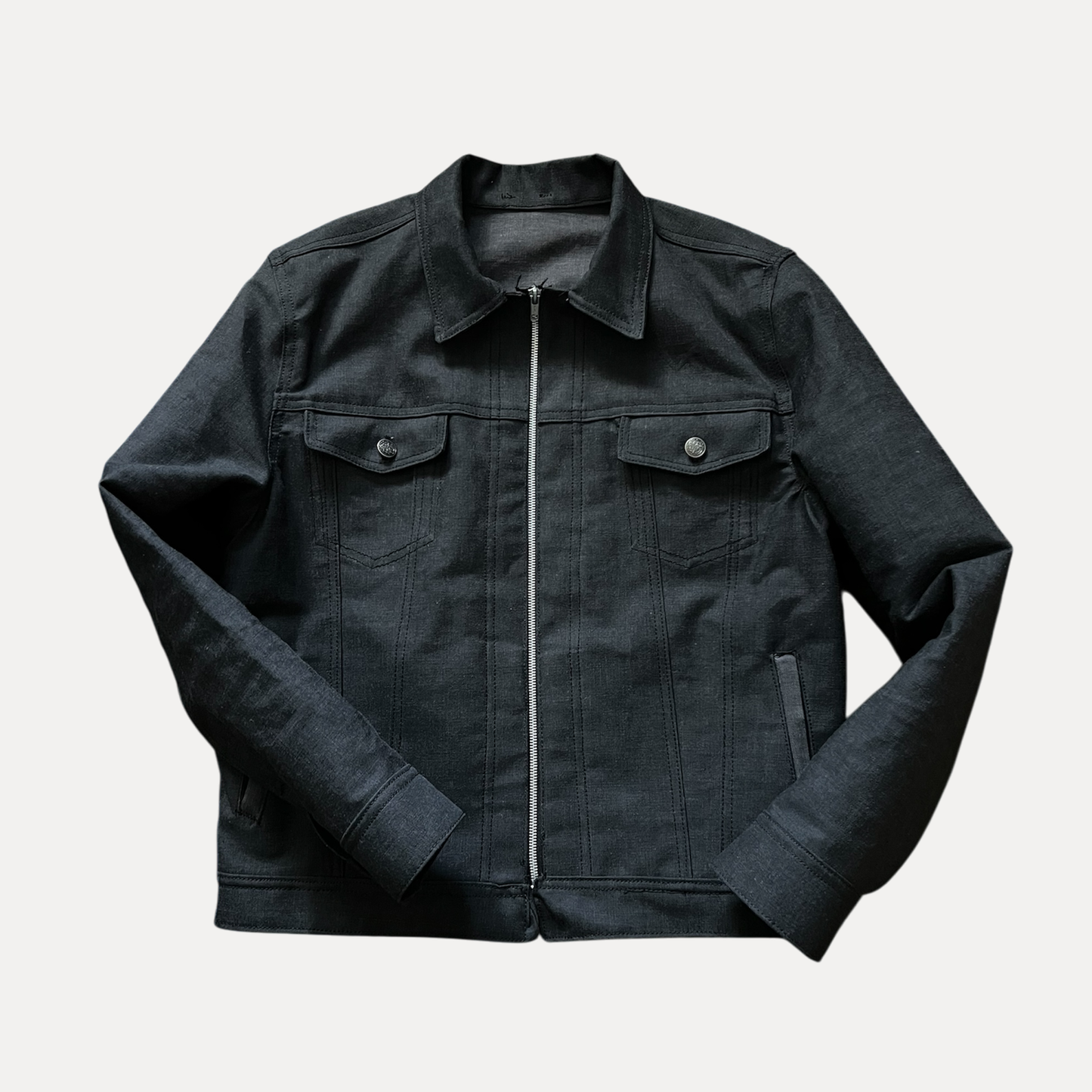 'Charcoal' Selvage Denim Jacket