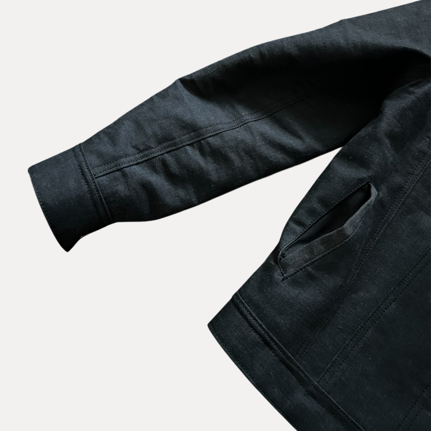 'Charcoal' Selvage Denim Jacket