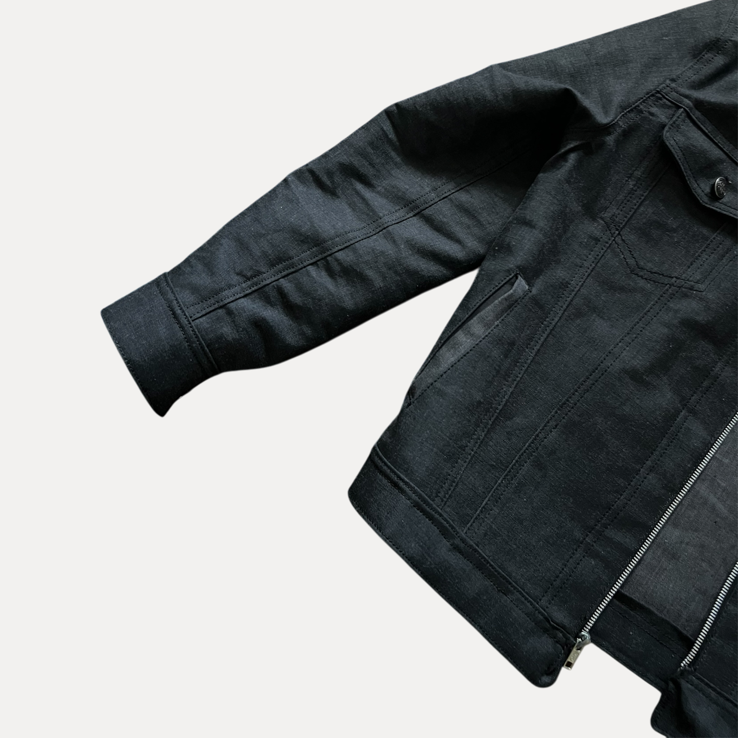 'Charcoal' Selvage Denim Jacket