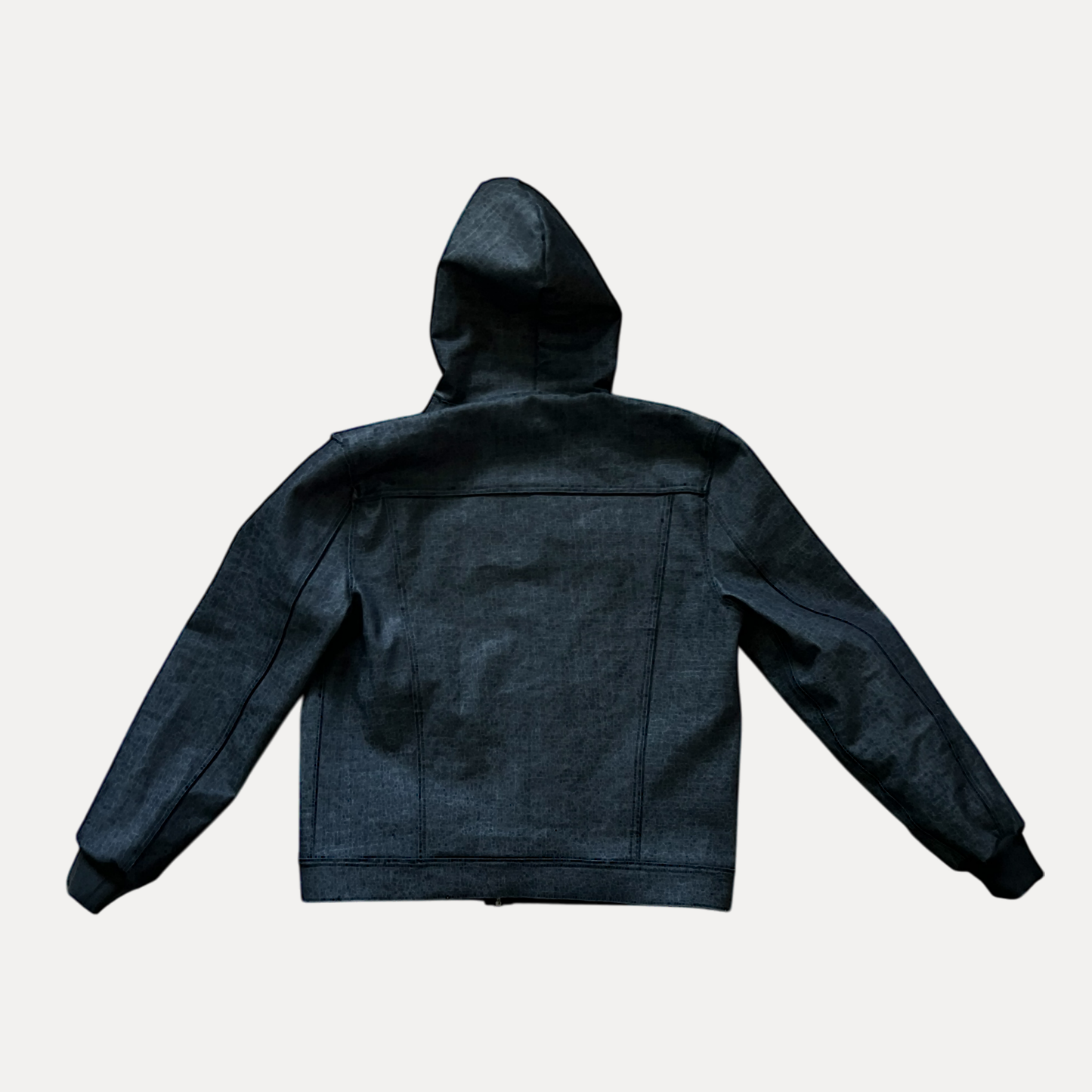 'Indigo' Hooded Selvedge Denim Jacket