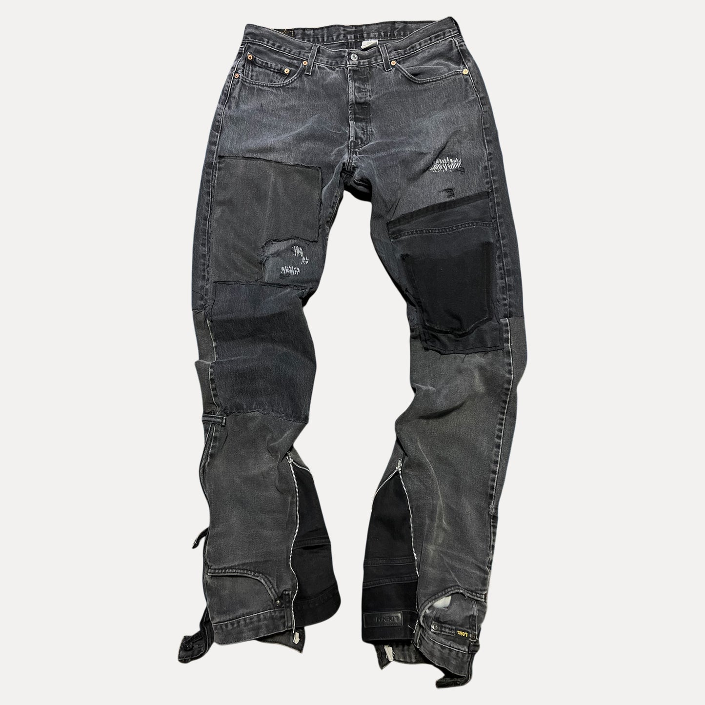 Reconstructed Patchwork Denim
