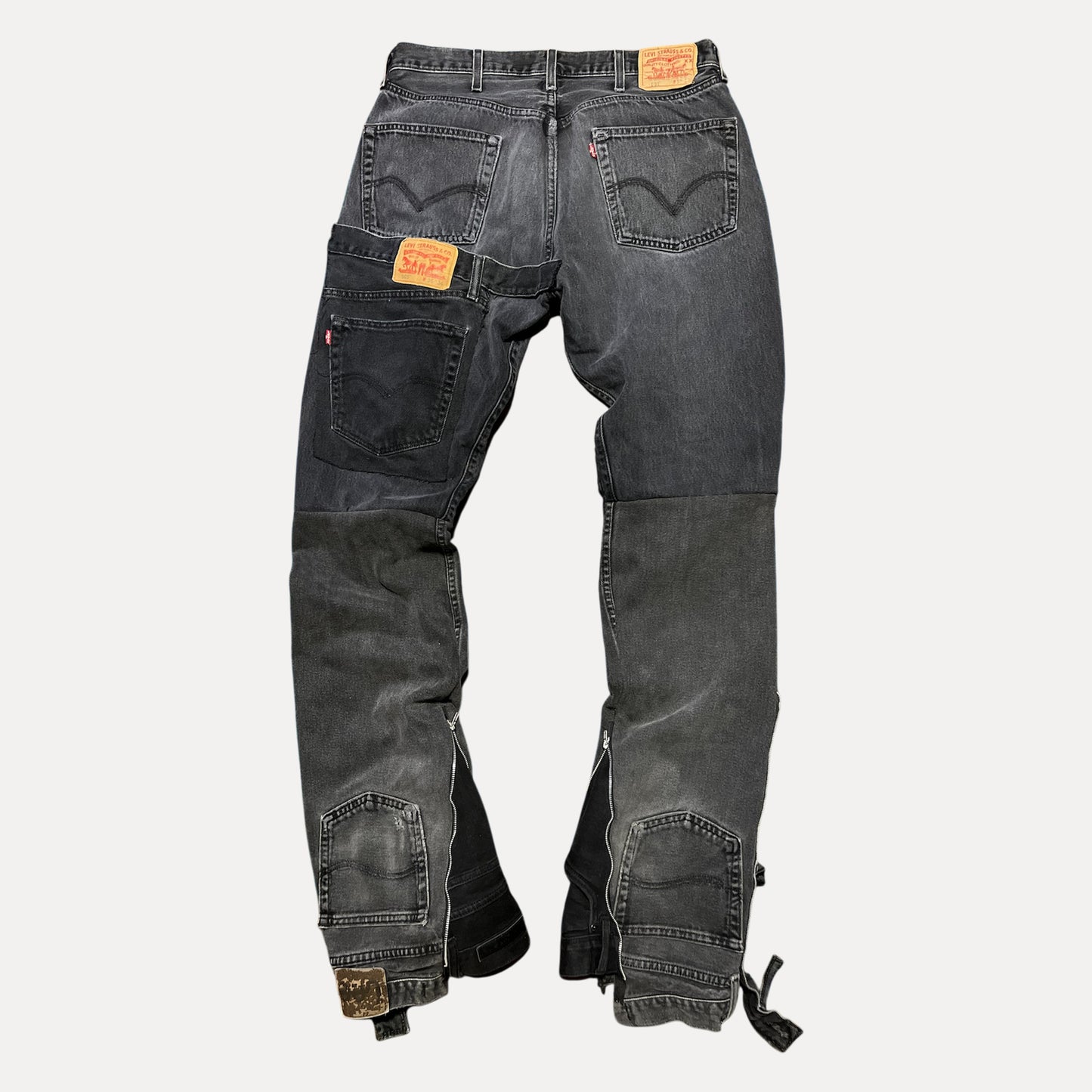 Reconstructed Patchwork Denim