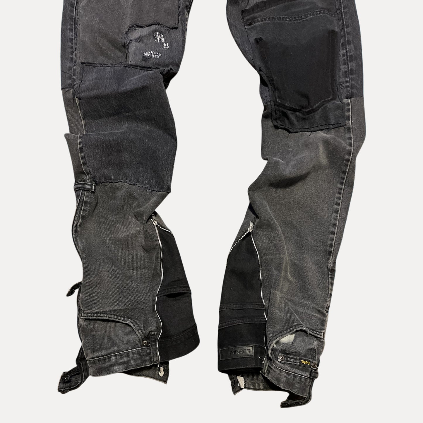 Reconstructed Patchwork Denim