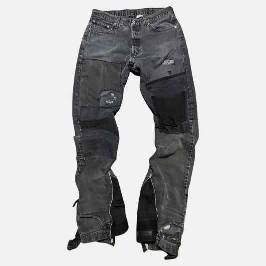 Reconstructed Patchwork Denim